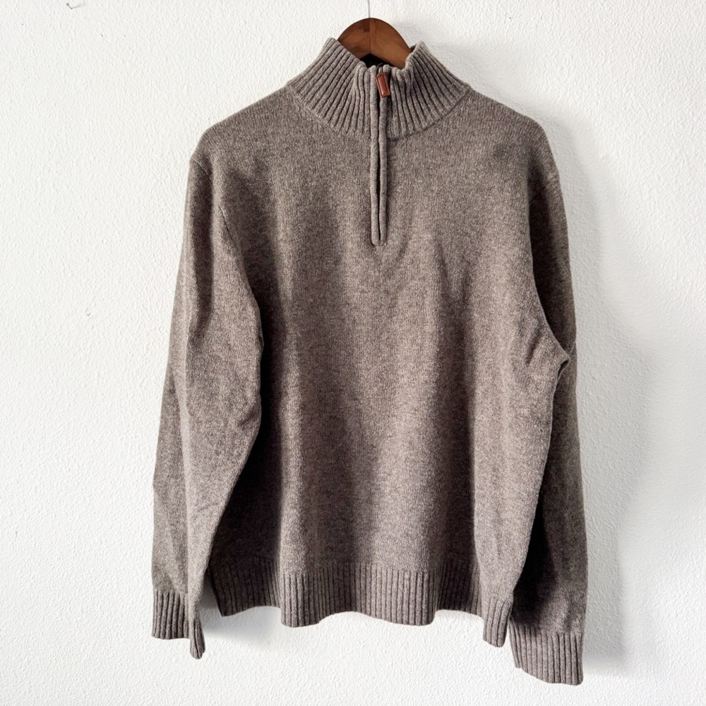 J Crew Mens Wool Preppy Sweater Old Money Minimalist XL Classic Unisex - Picture 2 of 13